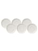 Villeroy & Boch 6er Set Kaffeeuntertassen Artesano Original in Weiß ø 16 cm in weiß