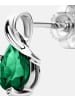 Diamant L'éternel Ohrringe aus 375 Weißgold mit Smaragd