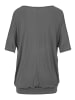 LASCANA Strandshirt in grau-bedruckt