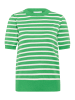 SAINT TROPEZ Strickpullover MilaSZ Gerade Passform in Greenbriar Ice Stripe