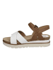 Josef Seibel Plateau Sandalen für Damen in weiß