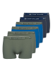 Tom Tailor Boxershort 6er Pack in Dunkelblau/Blau/Khaki