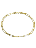 SilberDream Ankerkette Laguna Armband 925 Silber, vergoldet (Gelbgold 333) ca. 20cm gold