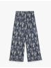 KOTON HOSEN in Marineblau Gemustert