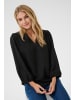 Kaffe Langarm-Bluse KAellen Regular fit in Black Deep CC