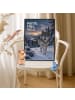 Mr. & Mrs. Panda Plakat Wolf friedlich Design mit Spruch in Weiß