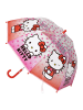 COFI 1453 Hello Kitty Kinder Ø 71 cm Regenschirm manueller Bubble-Schirm in Rosa