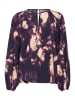 Kaffe Langarm-Bluse KAdunora A-shape in Purple Blurry Graphics