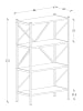 VCM  Holz Metall Stand Regal Büro Bücher Insasi 4fach in Anthrazit