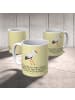 Mr. & Mrs. Panda Trinklernbecher Storch mit Spruch in Gelb Pastell