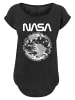 F4NT4STIC Long Cut T-Shirt NASA Planet Earth' in schwarz