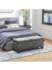 HOMCOM Sitzbank in Grau 116L x 41B x 47H cm