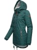 ragwear Winterjacke Zuzka Winter in Dark Green Zig Zag22