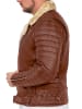 Reichstadt Echtlederjacke in Cognac