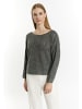 DreiMaster Klassik Damen Pullover in Grau Melange