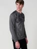KOROSHI Langarm-T-Shirt in grau