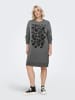 ONLY Carmakoma Sweatshirt-Kleid in Magnet
