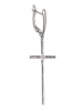 myMo ROCKS Women Earrings in Silver White