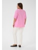KAFFE curve T-Shirt kurzarm KCmina Loose fit in Pink Frosting