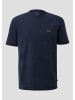 QS T-Shirt in 58D0_tiefblau