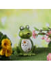 MARELIDA Gartenfigur Frosch Freddi Tierfigur für Beet Gartendeko H: 16cm grün