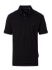 Casa moda Poloshirt Basic in Schwarz