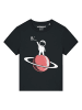 wat? Apparel T-Shirt Astronaut says Hi in Schwarz