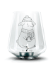Mr. & Mrs. Panda Glas Windlicht Schwein Glühwein ohne Spruch in Transparent