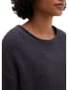 Marc O'Polo Kurzarm-Pullover oversize in Blue Graphite