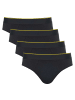 Sloggi Slip 4er Pack in Schwarz