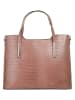 Cluty Handtasche echt Leder in alt-rosa