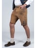 Edelnice Kurze Wildbock Lederhose Linus in hellbraun