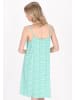 myMo Women Dress in turquoise white