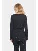 SAINT TROPEZ Bluse langarm ZisteSZ Fitted in Black