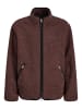 JACK & JONES Junior Teddyfell Jacke in Deep Mahogany