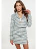 faina Damen Kurzblazer in Blau Mehrfarbig