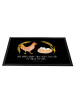 Mr. & Mrs. Panda Bodenmatte Huhn Stolz mit Spruch in Schwarz