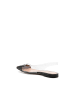 Gianvito Rossi Schwarz Plexiglas Flache Schuhe