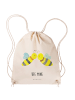 Mr. & Mrs. Panda Beutel Biene Liebe mit Spruch in Creme