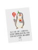 Mr. & Mrs. Panda Postkarte 1. Geburtstag Sonnenschein mit Spruch in Weiß
