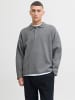 Jack & Jones Gestricktes Polo in Medium Grey Melange