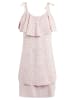 myMo Damen Kleid Mit Volant in Rosa