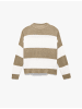 KOTON SWEATERS in Beige Gestreift