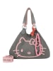Fritzi aus Preußen Henkeltasche Izzy Medium Limited Head Flocked in Grau
