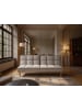 Beliani 3-Sitzer Sofa SILJAN in Grau/Braun - (W) 177 x (H) 80 x (L) 80 cm