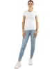 Janice 4 x Damen T-Shirt hochgeschlossen Nice in Weiß