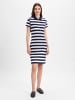 Marie Lund Kleid in marine weiß - 0009