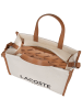 Lacoste Shopper Heritage Canvas Shopping in Natural Tan