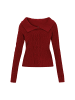 faina Women Sweater in burgundy