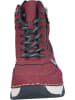 rieker Schnürstiefeletten in bordeaux/red/rot-schwarz/schwarz